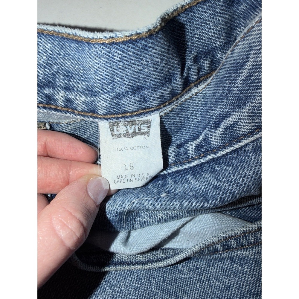 VTG 90s Levi's 900 Series Mom Jeans Womens 16 Tapered Leg High Waist USA - Picture 5 of 10